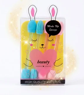 پد پنکک و سایه ی فانتزی خرگوشی مناسب پنکک و کرم پودر