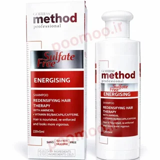 شامپو تقویت کننده و ضد ریزش متد مناسب موهای چرب ۲۲۰ میلی لیتر | شامپو کاشت مو متد