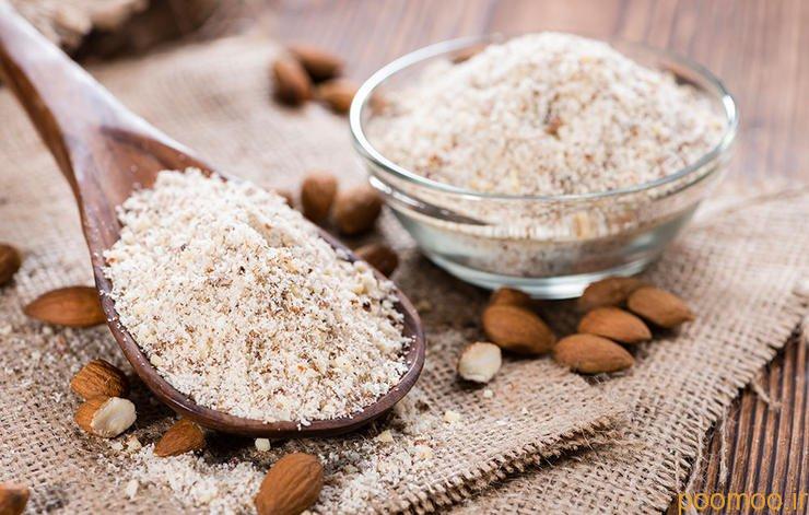 ماسک دست ساز صورت,almondpowder-برای پوست های حساس و خشک