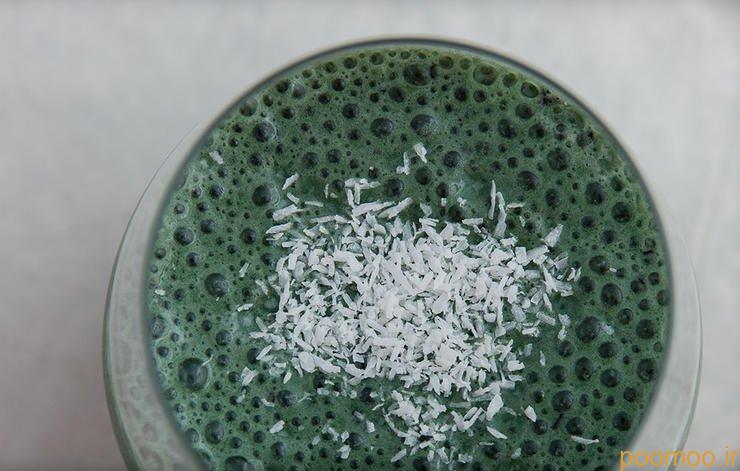 spirulinasmoothie-برای تسکین چروک